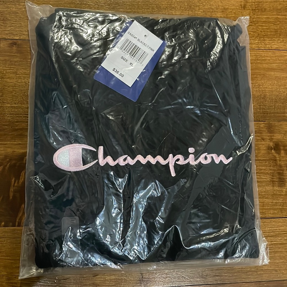 NWT - Champion Girls' Embroidered Script Hoodie - XL - Picture 2 of 2